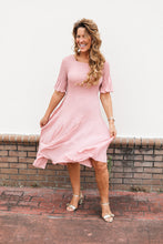 Load image into Gallery viewer, Elise Silky Pleated Dress