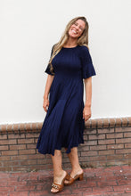 Load image into Gallery viewer, Elise Silky Pleated Dress