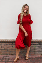 Load image into Gallery viewer, Elise Silky Pleated Dress