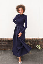 Load image into Gallery viewer, Selene Navy Dress