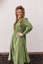 Load image into Gallery viewer, Silky Pleated Ruched Dress