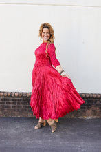 Load image into Gallery viewer, Corinne Silky Pleated Dress