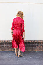 Load image into Gallery viewer, Corinne Silky Pleated Dress