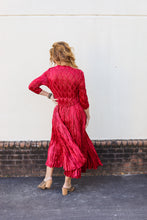 Load image into Gallery viewer, Corinne Silky Pleated Dress