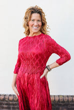 Load image into Gallery viewer, Corinne Silky Pleated Dress