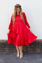 Load image into Gallery viewer, Shimmer Silky Pleated Dress