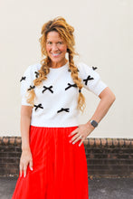 Load image into Gallery viewer, Lovely Bow Sweater Top