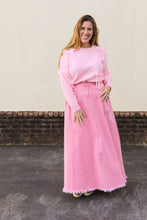 Load image into Gallery viewer, Pink Bows Sweater Top