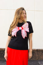 Load image into Gallery viewer, Black Bow Sweater