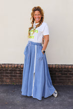 Load image into Gallery viewer, Denim Zipper Skirt
