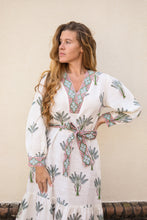 Load image into Gallery viewer, Capri Palm Linen Dress