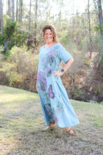 Load image into Gallery viewer, Butterfly Patchwork Tee Dress