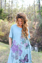 Load image into Gallery viewer, Butterfly Patchwork Tee Dress
