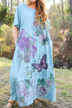 Load image into Gallery viewer, Butterfly Patchwork Tee Dress
