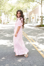 Load image into Gallery viewer, Emma Pink Stripe Dress