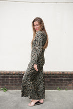 Load image into Gallery viewer, Sable Silk Leopard Dress