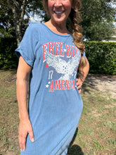 Load image into Gallery viewer, Free Bird America Tee Dress