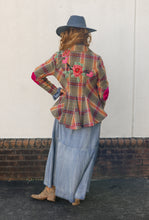 Load image into Gallery viewer, Plaid Statement Blazer