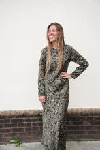 Load image into Gallery viewer, Sable Silk Leopard Dress