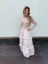 Load image into Gallery viewer, Satin Sweater Dress