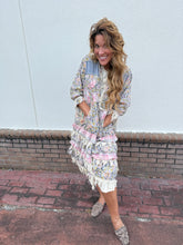Load image into Gallery viewer, Cottage Fringe Duster Dress