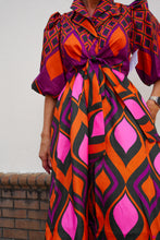 Load image into Gallery viewer, Violet Geometric Dress
