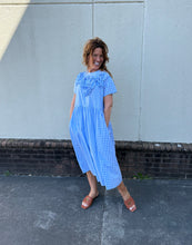 Load image into Gallery viewer, Gingham Cotton Dress