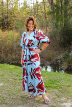 Load image into Gallery viewer, Lira Blue Silk Dress
