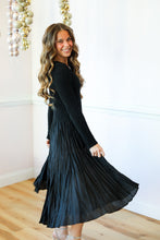 Load image into Gallery viewer, Silky Pleated Ruched Dress