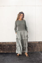 Load image into Gallery viewer, Satin Sweater Dress