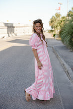 Load image into Gallery viewer, Emma Pink Stripe Dress
