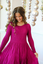 Load image into Gallery viewer, Silky Pleated Ruched Dress