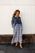 Load image into Gallery viewer, Kaitlin Plaid Duster Dress