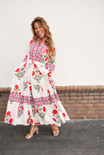 Load image into Gallery viewer, Berry Rose Cotton Dress
