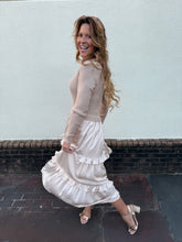 Load image into Gallery viewer, Satin Sweater Dress