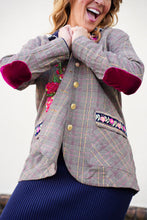 Load image into Gallery viewer, Elizabeth Plaid Blazer Jacket