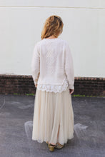 Load image into Gallery viewer, Cream Lace Sweater
