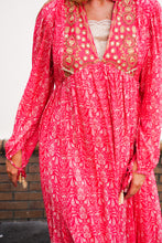 Load image into Gallery viewer, Vanessa Pink Gold Dress