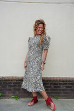 Load image into Gallery viewer, Brinkley Denim Leopard Dress
