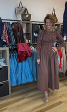 Load image into Gallery viewer, Cara Smocked Gingham Dress