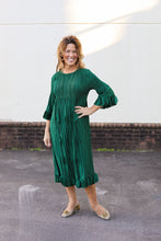 Load image into Gallery viewer, Petals Silky Pleated Dress