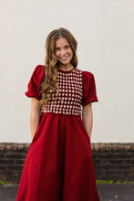 Load image into Gallery viewer, Scarlett Crochet Vest Dress