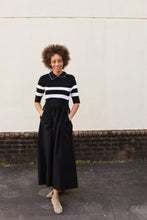 Load image into Gallery viewer, The Sutton Black Stripe Dress