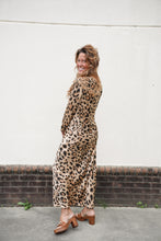 Load image into Gallery viewer, Sable Silk Leopard Dress