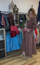 Load image into Gallery viewer, Cara Smocked Gingham Dress