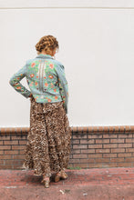 Load image into Gallery viewer, Lucinda Embroidered Denim Motorcycle Jacket