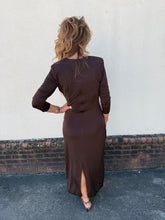 Load image into Gallery viewer, Colette Brown Dress