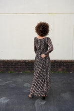 Load image into Gallery viewer, Black Floral Mesh Dress