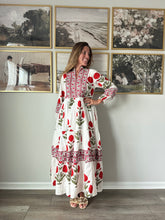 Load image into Gallery viewer, Berry Rose Cotton Dress