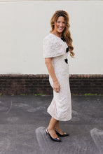 Load image into Gallery viewer, Arielle Jacquard Bow Dress